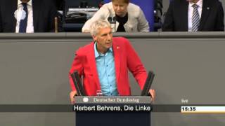 Herbert Behrens, DIE LINKE: Reform der Wasser- und Schifffahrtsverwaltung