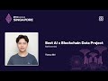 Best AI x Blockchain Data Project | ETHGlobal Singapore 2024