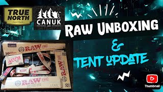 Raw unboxing \u0026 Tent update