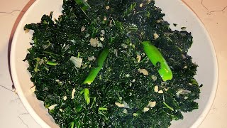 How to cook kale /Ethiopian dish /