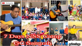 SOME PRECIOUS MOMENTS ||✨❤️ NSS CAMP || GDC SANGRAH ||🔥❤️ #gabuvlogs #culture #nss