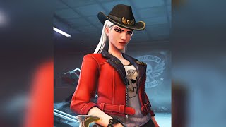 Overwatch *NEW* Ashe Deadlock Skin REVIEW! #shorts