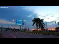 4k ถนนลพบุรีราเมศวร์ คลองแห ยามเย็น hat yai city in the evening songkhla thailand