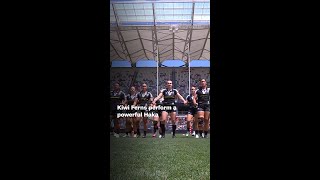 Kiwi Ferns perform Haka at the Pacific Cup Final 🏉