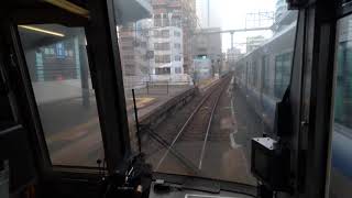 環状線に乗ったつもりが途中から大和路快速に変身　Train car view JR West Osaka Loop line 大阪環状線1周 ノンストップ撮影 天王寺→大阪→天王寺