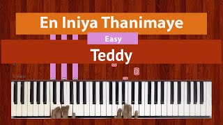 How To Play En Iniya Thanimaye From Teddy  Bollypiano Tutorial