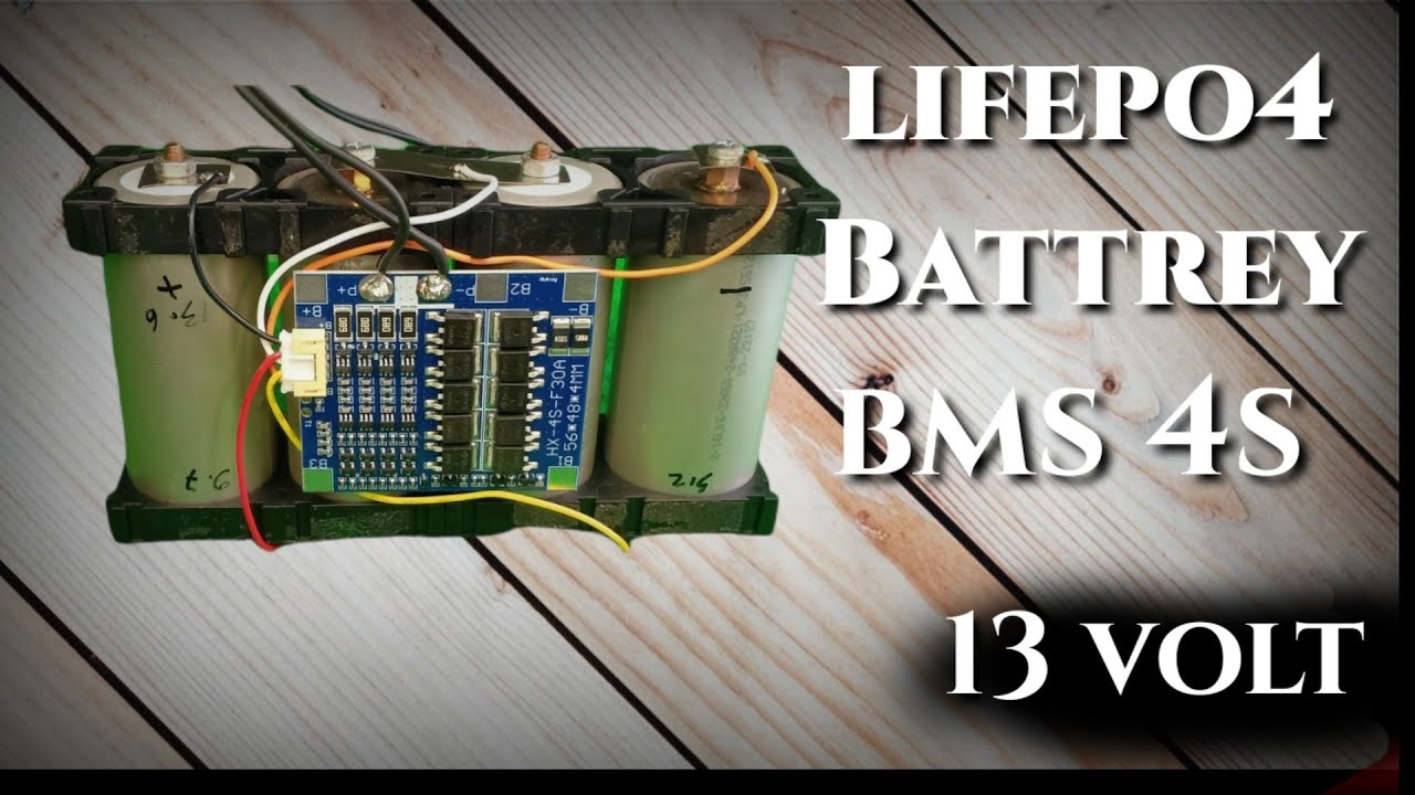 CARA MERAKIT BATTREY 32650 LIFEPO4 3.2v 6 Ah BMS 4 S 30 Amper 13 Volt ...