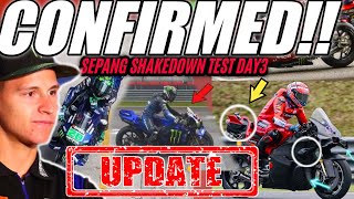 HUGE NEWS Sepang Shakedown Test Final Day, Quartararo Drops Statement on M1 V4, Ducati New Revealed