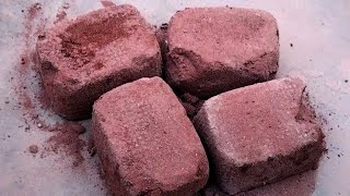 New Pure red sand❤️ dry floor crumbling satisfying ASMR sounds