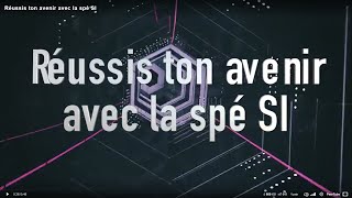 Réussis ton avenir avec la spé SI