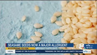 Sesame becomes 9th major food allergen in U.S.