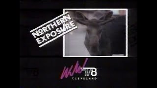 Northern Exposure commercials 1/11/93 CBS WJW 11pm News Kelly O'Donnell Saddam Hussein Cher