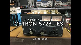 Ameritron AL811 - Testing Cetron 572B tubes