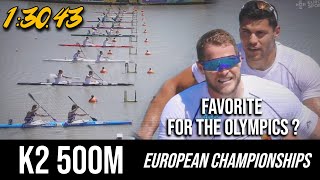 K2 500m EUROPEAN CHAMPIONSHIPS 2024 SZEGED 🔥 HUNGARY CHAMPION 👀