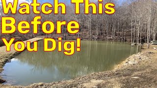 What You Need To Know Before Digging a Farm Pond