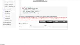 NPTL Programming in JAVA Week 4.Programming assignment: Q1.