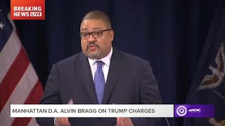 Bragg on Trump arraignment charges