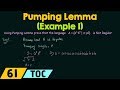 Pumping Lemma (For Regular Languages) | Example 1