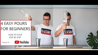 How to Free Pour for Bartenders /FLAIR TRICKS Ep10// How to flair