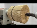 Amazing Woodturning Crazy - An Art With Special Combination Of Bamboo Toothpicks And Epoxy Resin