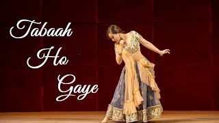 Tabaah Ho Gaye Performance Indian Bollywood Dance Cover Jiya Indian Dance Kalank Madhuri Dixit Tabah