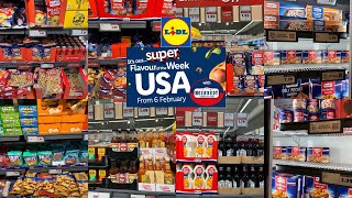 LIDL FLAVOUR OF THE WEEK: USA FROM THURSDAY 06 FEB 2025 | LIDL | TRAVELANDSHOP WITH ME