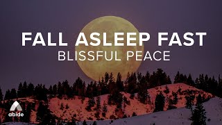 Guided Sleep Meditation to Fall Asleep Fast With Rain Sleep Music + Black Screen