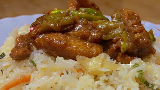 Dry Chili chicken recipe | Chinese fried rice | #shorts