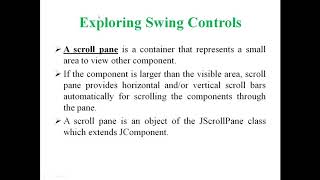 Video 51 JToggle Button JTabbedPane JScroll Pane in java