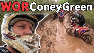 Crawling round the first lap of Coney Green Enduro, WOR Events 2024