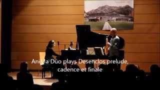 AniMa Dúo plays Desenclos Prelude,Cadence et Finale