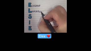 Meaning of the name ELSIE #meaning #name #elsie