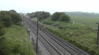 DRS 37606+37611 TnT 6Z31 near Bradbury ECML 5/7/12