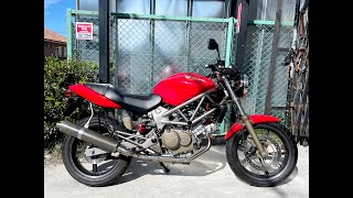 HONDA｜ホンダ｜VTR250 MC33/社外2本出しフルエキゾーストマフラーカーボンサイレンサー