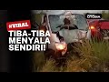 Horor! Mobil Kecelakaan Setahun Lalu Lampunya Nyala Sendiri