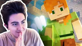 Reacciono a la Película MINESHAFT - Alex and Steve Life (Minecraft Animation)