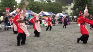 深川よさこい連、人祭会、江戸の華、如月@2016/09/19第12回深川カーニバル