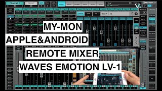 cara setup my mon remote mixer waves emotion lv1 | Indonesia | va pro audio | 10