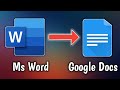 Cara Mengubah File Word Ke Google Dokumen | File word to Google Docs