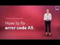 How to fix: Worcester Bosch CDi Highflow Combi boiler A5 error code | BOXT Boilers