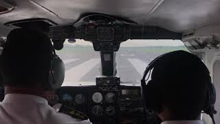 Fijian Northern Air Britten Norman BN-2 take off (SUV-LEV)