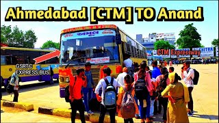 Travelling To Ahmedabad CTM Expresshighway To Anand GSRTC Express Bus | GSRTC journey | #gsrtcbus