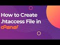 How to Create .htaccess File in cPanel || cPanel Tutorial || Mewnix Tutorials