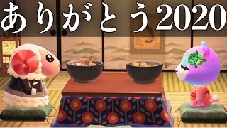 【あつ森】『良いお年を！』そばを食べて年を越すちゃちゃまるを実況する【あつまれどうぶつの森】【アナウンサー】【たいきち】【ゲーム実況】