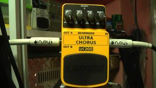 Behringer UC200 Ultra Chorus test. How sounds Ultra Chorus UC200