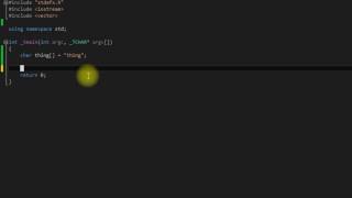Beginner C++ tutorial 7 (C-style strings)