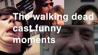 The walking dead cast funny moments that will make you spill your canned food!