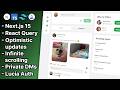 Build A Full-Stack Social Media App With Next.js 15 (React Query, Lucia Auth, TypeScript, Tailwind)