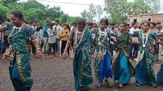 bhopaliya diwali dance in cute girl adivasi dance video