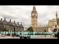 London Walk. 1.5km walk from BIG BEN to TRAFALGAR SQUARE VIA LONDON EYE IN CENTRAL LONDON